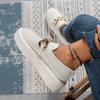 Zapatos transpirables de suela gruesa con cadena tejida de comercio exterior europeo y americano para mujer, mocasines perezosos de caña baja de gran tamaño de comercio exterior, deseo suministro