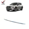Adequado para Nissan 21-22 X-Trail Modificado Porta-malas Traseiro Tiras Decorativas Especiais Brilhantes Tiras Brilhantes de ABS Galvanizado para Porta-malas