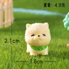 Micro Paisaje Creativo Simulación Perro Pomerania Corgi Figura Linda Accesorios de Decoración DIY Mini Adornos de Escritorio