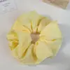 Goma para el pelo de gasa ligera de cuatro capas de verano, Cuerda para moño Dopamina, Cuerda para el pelo simple, moderna, de alta gama