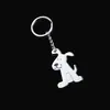 Llavero de Metal Llavero Brillante de Perro Gato Mascota Perro Pequeño Regalo Accesorio de Llave Colgante Aleación de Zinc Llave de Coche