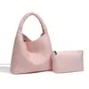 Bolsa de mão grande capacidade mais vendida internacionalmente, bolsa de ombro/sob o braço retrô europeia e americana, bolsa tote tecida da moda em duas peças