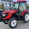 Trator Agrícola de Quatro Rodas Vermelho Oriental Me704, Aquisição de Projeto de Máquinas Agrícolas, Trator Rotativo de Quatro Rodas