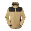 Chaqueta de Algodón Súper Suave Todo en Uno con Logo Personalizado Ropa de Grupo para Exteriores Resistente al Viento e Impermeable Chaqueta de Trabajo Bordada
