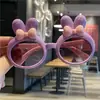 Gafas de Sol de Dibujos Animados para Niños Gafas de Sol Lindas Súper Lindas Gafas de Conejo con Lazo Niñas Bebé Gafas Anti-UV