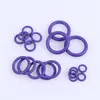 270 piezas moradas 18 anillos de sellado de goma de nitrilo para aire acondicionado de coche caja de reparación de anillos O de aire acondicionado