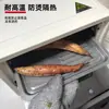 Guantes de alambre de acero resistentes a altas temperaturas y anti-quemaduras proporcionan aislamiento y protección eficaces al manipular bandejas de horno, freidora de aire y microondas