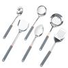Utensílios de cozinha de aço inoxidável, anti-escaldamento anti-escaldante resistente a altas temperaturas, colher de sopa, batedor de ovos antiderrapante, espátula, plaina de queijo, gadgets de cozinha