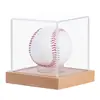 Caja de Exhibición de Béisbol de Acrílico Cuadrada Transparente de Plexiglás Caja de Colección de Pelotas Caja de Almacenamiento a Prueba de Polvo Exclusivo Transfronterizo