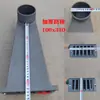Cubo para agua de lluvia tipo 87 de hierro fundido con desagüe lateral, tipo de entrada lateral en muro de parapeto, entrada de agua de lluvia, boca redonda, boca cuadrada, desagüe lateral, embudo pasamuros