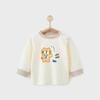 Body Infantil Peça Única Primavera e Outono Sem Costura Algodão Puro Meninos e Meninas Roupa de Baixo Roupas de Outono Infantil Manga Longa Roupas de Outono para Bebê