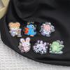 Ins estilo crianças emblema desenhos animados bonito broche acrílico personalizado por atacado pino saco pendente acessórios patch