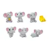 Novo Elefante Pequeno Dods Micro Paisagismo Jardinagem DIY Decoração de Paisagismo Acessórios Fofo Elefante Pequeno Dods Ornamento de Resina para Desktop