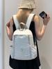 Mochila informal de gran capacidad de moda transfronteriza, nueva primavera 2025, bolso de nailon sencillo y combinable, bolso de viaje para mujer