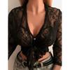 B0206 moda sexy casaco de renda top cardigã ponto tiro real transfronteiriço verão novo Cheng Juan