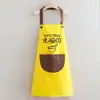 Delantal de Cocina Coreano para el Hogar, sin Mangas, con Cintura para Limpiar Manos, Conveniente, con Bolsillo Grande, Peto para Mujer