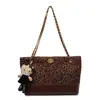 2025 Nuevo Bolso Tote Retro Europeo y Americano Mate, Bolso Pequeño de Hombro Único Cruzado Estilo Fragante de Apariencia Elevada con Cadena de Rombo Nicho