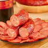 Salsicha Vermelha Estilo Harbin, Salsicha Pronta para Comer, Salsicha de Presunto, Salsicha Grelhada no Carvão, Lanches de Comida Cozida, Especialidade Abra a Bolsa e Coma, Item de Presente