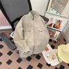 Uniforme de béisbol estilo piel de volar marca de moda cl cuello alto chaqueta americana hombre retro ropa de trabajo chaqueta ajuste primavera matón guapo