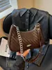 Bolso minimalista de textura tejida para debajo del brazo, nuevo bolso de hombro de moda verano 2026, elegante bolso cruzado para el trabajo y los desplazamientos