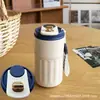 Nuevo Estilo Acero Inoxidable 304 Pantalla Inteligente de Temperatura Vaso para Café Alta Apariencia Oficina Portátil Taza de Agua Para Mujeres Venta al por Mayor