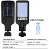 Luz Solar para Calle Nueva Integrada, Luz para Exteriores, Luz Recargable de Alto Poder Ultra Brillante Controlada por Control Remoto para Jardín, Luz Fuerte