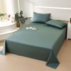 Nueva sábana de algodón de una sola pieza, moderna y sencilla, individual, doble, para dormitorio, de sarga de color liso, de algodón puro, producto individual, venta al por mayor