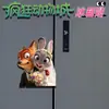 Ímã de Geladeira Zootopia Acrílico Luckin Mesmo Estilo no Xiaohongshu Fofo Tong Judy Nick Colecionar Colecionável de Alto Valor