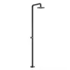 Torneira de Chuveiro Externa Moderna em Aço Inoxidável Preto Fosco para Uso na Praia e no Jardim