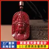 Colgante de Guanyin de Cinabrio Crudo Estilo Luz de Estrella Cinabrio Dorado Púrpura Collar del Año del Zodiaco para Hombres y Mujeres Regalo Venta al por Mayor