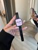 Adequado para applewatchs9s8 fivela de bambu pulseira de metal aço iwatch10 pulseira magnética feminina alto padrão SE