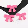 Coração Girly Fiação Estéreo Couro PU Laço DIY Pingente de Bolsa Artesanal Materiais Decorativos Pequenos Acessórios