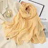 Bufanda de Algodón y Lino Yayue para Mujer, Chal Delgado de Protección Solar de Verano, Bufanda de Sombrilla de Moda para Commuter de Primavera y Otoño, Pañuelo para la Cabeza al por Mayor