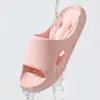 Pantuflas EVA para baño para mujer, antideslizantes, para parejas, para interiores, secado rápido, con drenaje de agua, adecuadas para todas las estaciones, pantuflas de casa para hombre