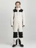 Novo Macacão de Neve de Inverno para Crianças Mais Velhas, Espessado e Quente, à Prova de Vento e Impermeável, Macacão de Ski Profissional Inteiriço com Calças