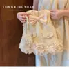 Vestido Colete Feminino Redondo Estilo Pequeno Chanel Little Star Inverno 2025 Novo Vestido de Um Ano Vestido Princesa para Menina Pequena