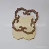 Accesorios para Imán de Refrigerador Marco de Fotos Redondo DIY Montaje Bordado Letreros Pieza de Madera Hecho a Mano Tie-Dye Brocado de Canción Brocado Zhuang Tablero Base Marco de Madera