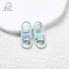 Fivela de Porta Colorida Banhada a UV Fivela de Mola Fivela de Três Pontos Corrente de Celular Pingente de Chaveiro Acessórios para Joias DIY Presente de Formatura