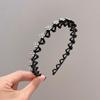 Horquilla de flores con diamantes de imitación para niña, antideslizante, para el pelo roto, accesorio para el pelo de bebé