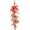 Decorações Pendentes de Frutas Vermelhas para o Ano Novo 2027 Decorações Festivas de Porta para o Ano Novo Chinês, Entrada Principal, Decorações do Ano do Bode
