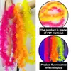 Decoraciones de Lentejuelas Fluorescentes para el Cabello, Colgantes para el Cuello, Atuendos para Despedidas de Soltero, Accesorios para Fotos, Tiras de Colores Neón, Flores para la Muñeca, Pulseras