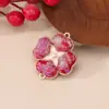 2026 Songjin Estilo Nuevo Hebilla de Anillo de Trébol de Cuatro Hojas Colgante de Borla Encanto para Bolso Colgante para Coche Llavero Venta al por Mayor desde el Fabricante