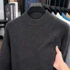 580g Cuello Alto para Hombre Otoño e Invierno Engrosado Talla Grande Prendas de Punto para Hombre Capa Base Cálida Ropa para Hombre