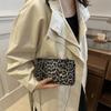 Moda Transfronteriza Cadena de Leopardo Bolso Cuadrado Pequeño Diseño de Nicho Personalizado Bolso de Hombro Bolso Cruzado de Chica Popular Fresco Atractivo