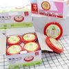 Caja Redonda de Hierro Jin Yu Manualidades de Tela Espuma Almohadilla de Tinta Mesa de Impresión Sello Rojo Productos Tinta de Secado Rápido Variedades