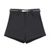 Shorts Americanos Sexy Ajustados Elásticos Invierno Nuevo Cintura Alta Adelgazantes Cubre Caderas Pantalones Calientes Leggings Pantalones Bota Aspecto Adelgazante 9251