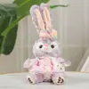 Muñeca de Peluche Stellalou de 35 cm Stella Vestido Morado Blanco de Gasa Traje de Conejito Bailarina Ropa de Repuesto para Disfraz