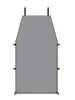 Toldo de carro com proteção solar, toldo lateral, barraca de camping à prova de chuva para exterior, toldo de barraca traseira superdimensionado para SUV, atacado