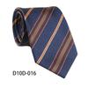 8cm Novo Vestido Masculino Gravata de Poliéster Coreano Listrado Profissional Noivo Britânico Casamento Moda Terno