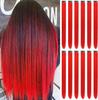 En Stock Entrega Inmediata Transfronterizo Extensiones de Cabello de Fibra Sintética de Color Extensiones de Cabello Adhesivas Sin Costuras Pieza Única Tinte de Cabello Colgante de Oreja Pieza Única